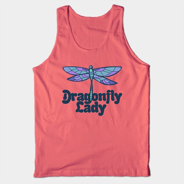 Dragonfly Lady Tank Top by bubbsnugg